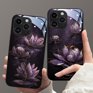 Dmy เคสกระจกนิรภัย หรูหรา สําหรับ iPhone 13 14 Pro max 12 mini 11 XS max XR 7 plus 8 6 6s plus