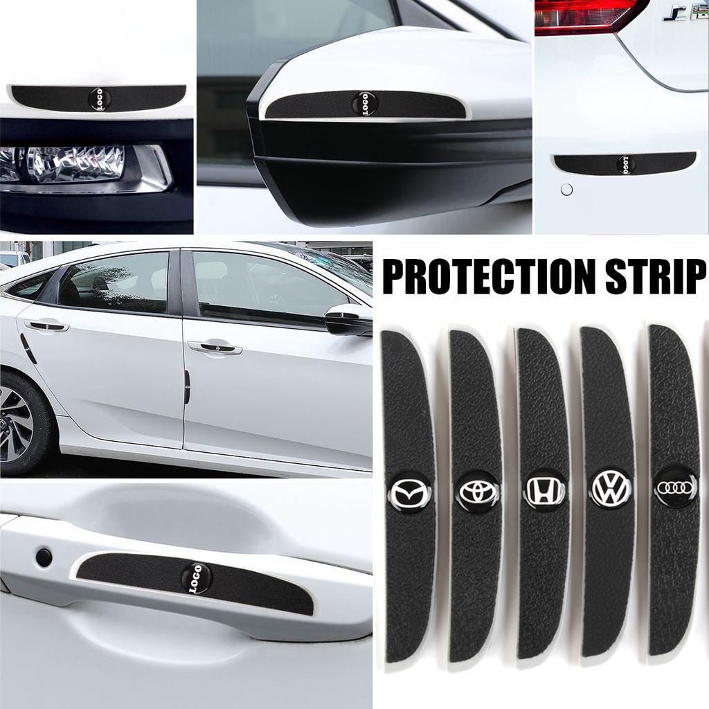 4pcs Toyota รถประตู Edge Protector สติกเกอร ์ Anti-Collision Anti-Scratch Strip รถกันชน Protector Honda รถ Guard Protector อุปกรณ ์ เสริม