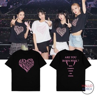 เสื้อยืด พิมพ์ลาย Blackpink Bornpink