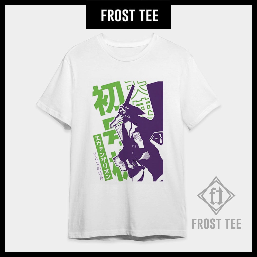 เสื้อยืดพิมพ์ลาย Neon Genesis Evangelion Anime ไม่ซ้ําใครและสวยงาม HOTสุดๆ