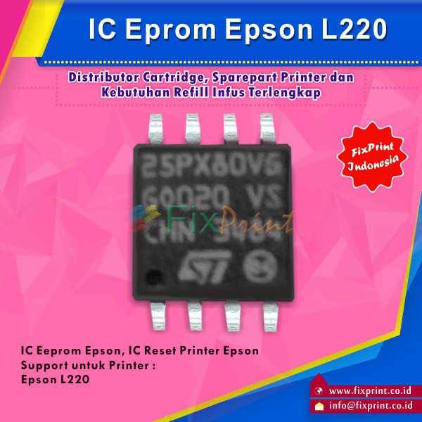 Epson L220 Eprom IC, L220 Counter IC, Epson L220 Reset IC