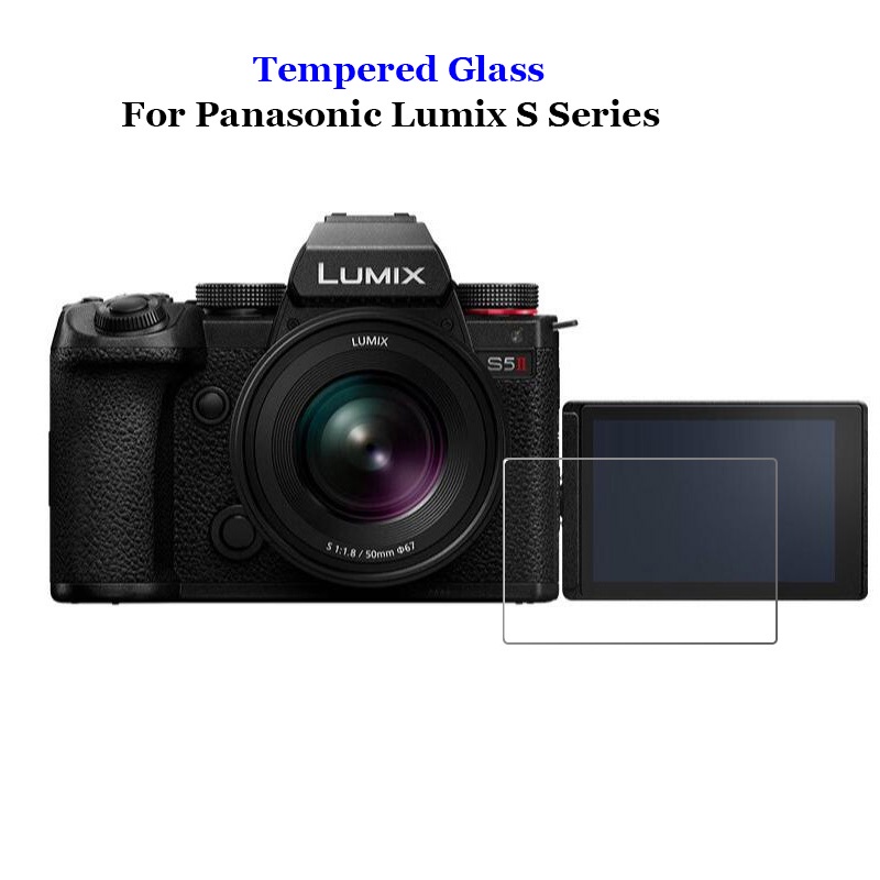 สําหรับ Panasonic Lumix S5 S5 Mark IIX DC-S5GK-K S1 S1R S1H กล้องกระจกนิรภัย 9H 2.5D หน้าจอ LCD Protector ระเบิดหลักฐาน Toughened ฟิล์ม Guard