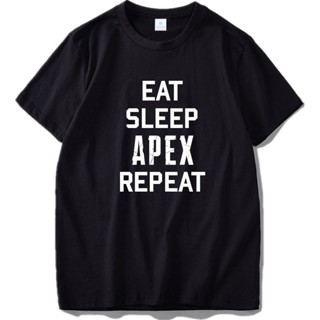 Eat Sleep Apex Legends T shirt Repeat Straight Outta Education is important Fashion Game Print Funny Tshirt_11