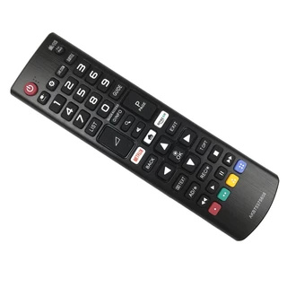 ใช้สําหรับ LG AKB75375608 รีโมทคอนโทรลพร้อม NETFLIX AMAZON สําหรับ LG 2018 สมาร์ททีวี 32Lk6100 32Lk6200 43Lk5900