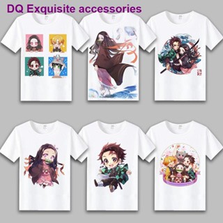   Anime เสื้อดาบพิฆาตอสูรDemon Slayerเสื้อยืด Demon Slayer ประตูห้องครัวแขนสั้นGhost out of oven door (your beans m_08