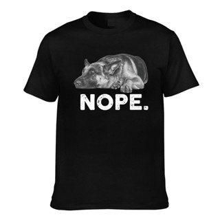 Lazy Nope German Shepherd For Dog Lover Mens Short Sleeve T-Shirt_02