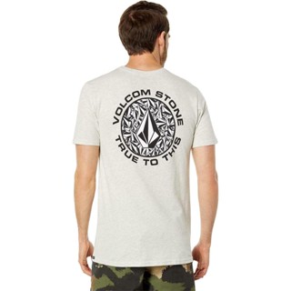 เสื้อยืดแขนสั้น คอกลม พิมพ์ลาย Volcom สีขาว เข้ากับทุกการแต่งกาย สําหรับผู้ชาย