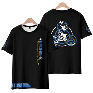 2022 New Anime Honkai Impact 3 Bronya Zaychik T Shirt Japanese Mens Fashion Women Loose 3D Printing Short Sleeve T_01