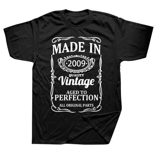 Fashion T-Shirt Made In 2009 T Shirt Birthday Gifts for Men Vintage Limited Edition Graphic Black Classic Short Sle_03