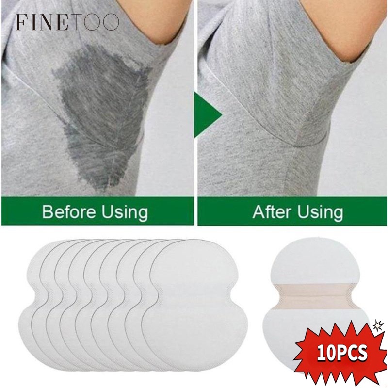 Finetoo แผ่นซับเหงื่อรักแร้ แบบบางพิเศษ สีโปร่งใส สําหรับรักแร้