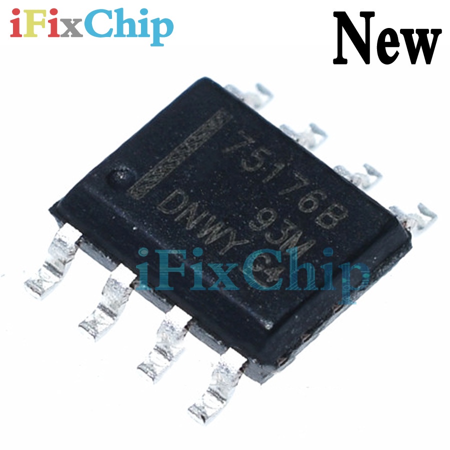 10 ชิ้นใหม่เอี่ยม SN75176BDR SOP-8 SN75176B