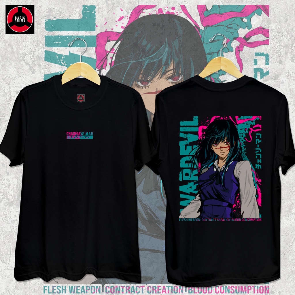 เสือยืดผู้ชาย Chainsaw Man - War Devil (Asa Mitaka) Shirt Classic t shirt Cotton Shirt For Man Woman