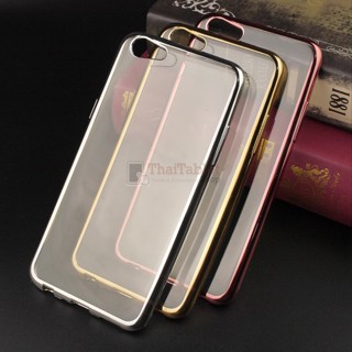 FASHION เคส OPPO A77 รุ่น  TPU ครอบหลัง ขอบสีไฮโซ
