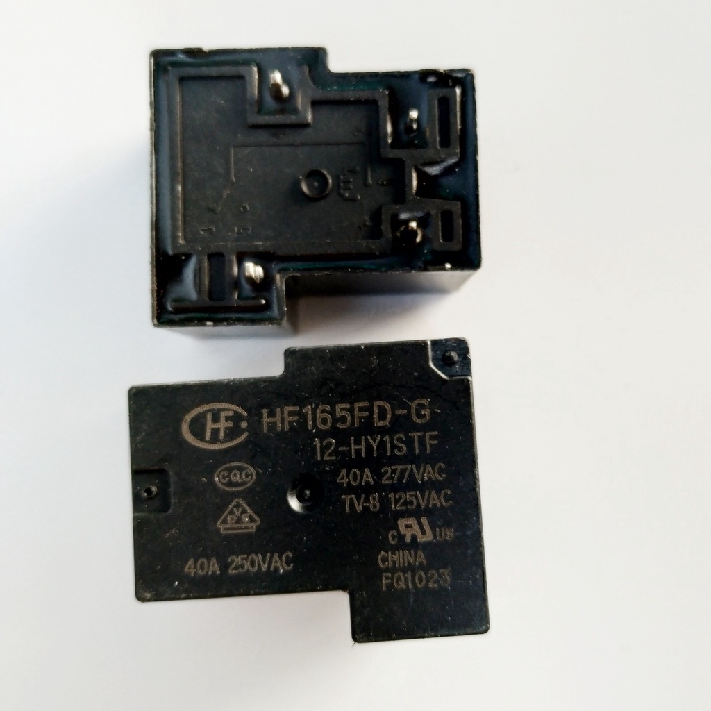 รีเลย์มาโคร HF165FD-G-5/12/24-HY1STF ZY1STF 12V24V 40A Pin
