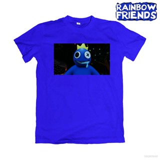 xtj เสื้อยืดแขนสั้นลําลอง ทรงหลวม พิมพ์ลายการ์ตูน Roblox Rainbow Friends พลัสไซซ์ แฟชั่นสําหรับผู้ชาย และผู้ห urh_02