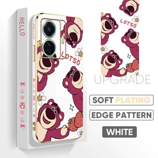 เคสโทรศัพท์มือถือ TPU แบบนิ่ม ลายการ์ตูนหมี Lotso ป้องกันเลนส์ สําหรับ Vivo V20 Pro V20 SE V21 V21e V23 V23e V25 Pro