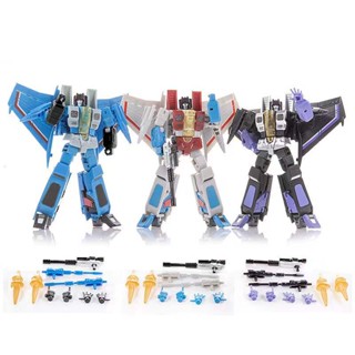 [พร้อมส่ง] โมเดลเครื่องบินรบแมงมุม FG01-03 สีแดง ของเล่นสําหรับเด็ก Transformation autobot art toy Figure model