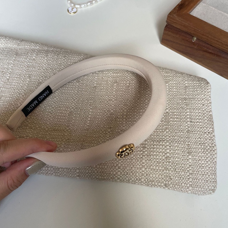 ใหม่ ที่คาดผม ลายดอกคามิเลีย สไตล์เรโทร เครื่องประดับ สําหรับผู้หญิง - รูปที่ 6