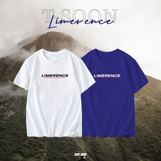 (ใส่โค้ด WMKDMN ลดสูงสุด 40.-) So on เสื้อยืดทรง Oversize ลาย Limerence