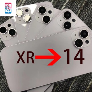 ฝาครอบแบตเตอรี่ ด้านหลัง คุณภาพสูง DIY สําหรับ Xr เป็น 14 Xr Like 14 Xr เป็น iPhone14