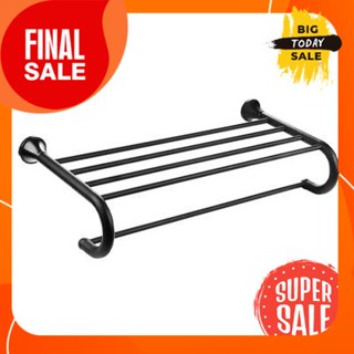 Shelves with rails, model KS-6608B, black