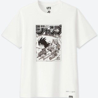 เสื้อยืด พิมพ์ลายการ์ตูน Dragon Ball UT Uniqlo JUMP Weekly Youth Cooperation สําหรับผู้ชาย และผู้หญิง 410898ยืด.สบาย.รัก