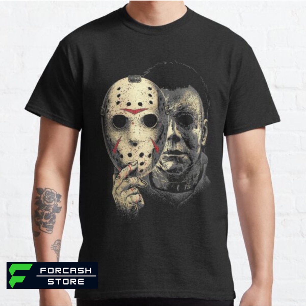 BEHIND THE MASK MOVIE เสื้อยืด | เสื้อยืดหนัง | เสื้อยืดจัมโบ้ไซส์ใหญ่ S-7xl | เสื้อยืดพรีเมี่ยม | พ