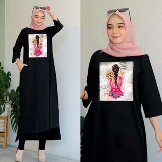 เสื้อทูนิคแขนยาว HIJAB สําหรับผู้หญิง 15