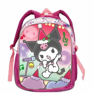 กระเป๋าเป้สะพายหลัง ลายการ์ตูน Sanrio Kuromi จุของได้เยอะ เหมาะกับนักเรียนอนุบาล แฟชั่นสําหรับเด็กผู้หญิง