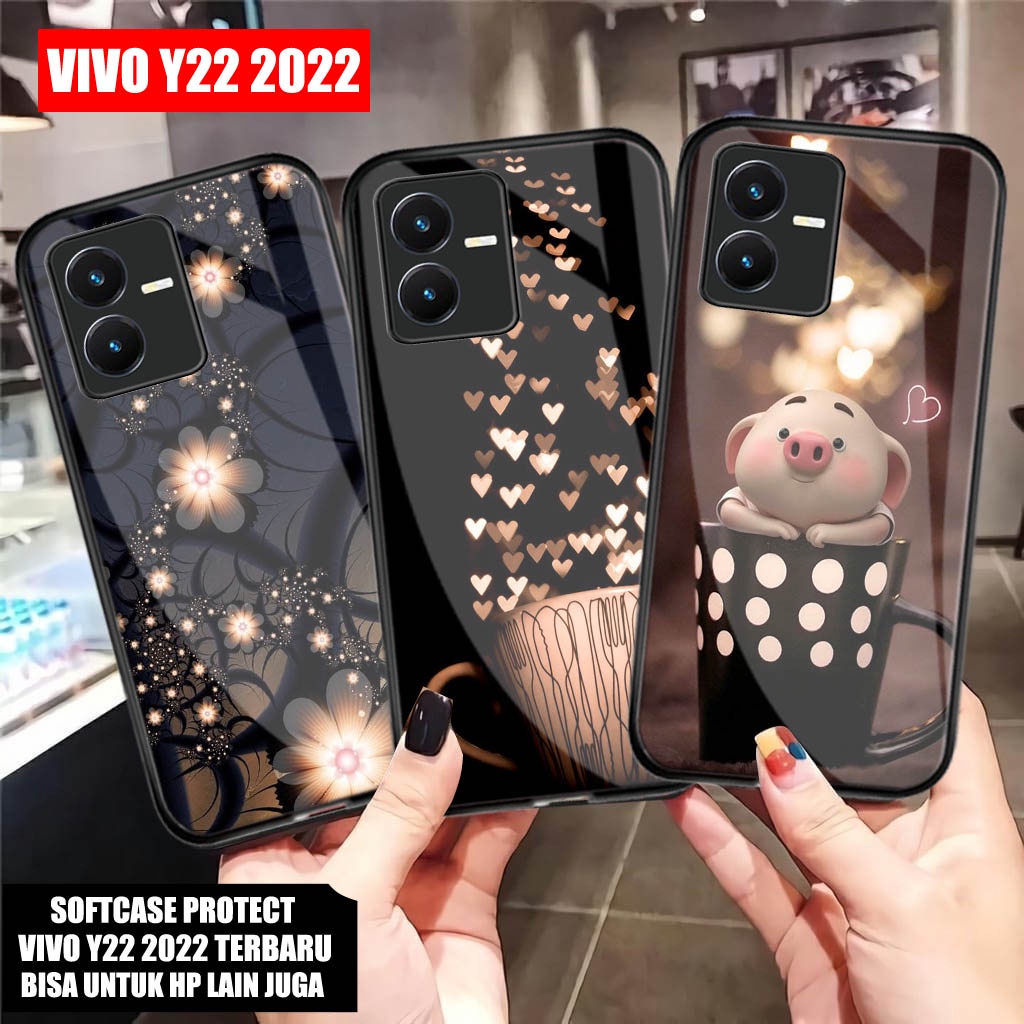 HP ล่าสุด 2d Glossy Hardcase VIVO Y22 2022 เคสโทรศัพท์ VIVO Y22 2022 ล่าสุด - เคสโทรศัพท์ VIVO Y22 2