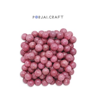 Rhodonite beads ลูกปัดโรโดไนต์