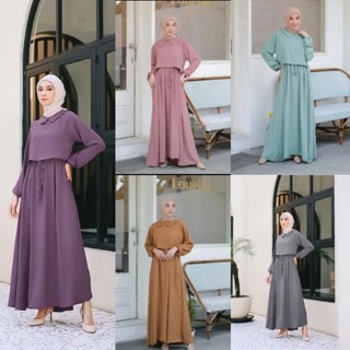 Gh - MODEL Of GAMIS เสื้อแขนยาว แบบหนา เรียบเนียน สําหรับผู้หญิง