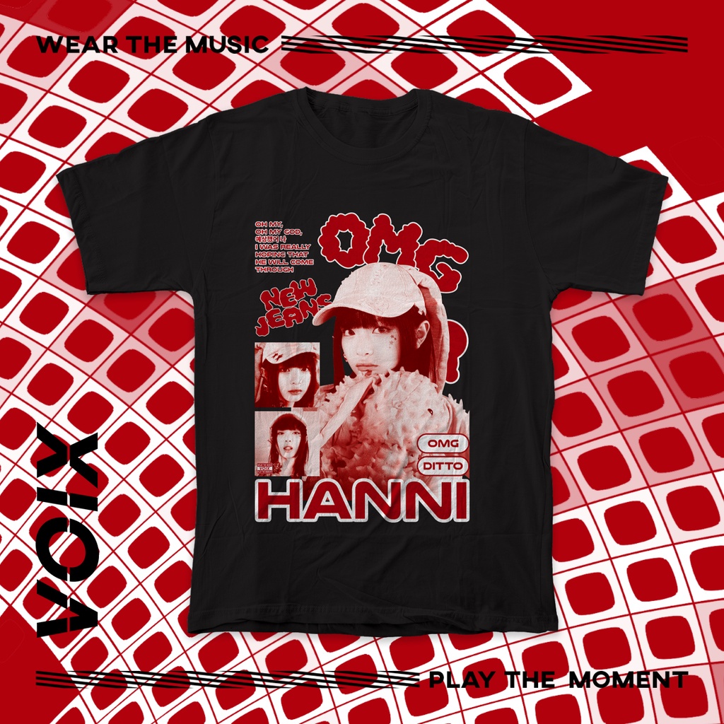 ย้อนยุคเสื้อยืด พิมพ์ลาย Kpop NEWJEANS "OMG - Ditto" | มินจิ | ฮันนี่ | Danielle | ฮาริน | ไฮยิน |S-