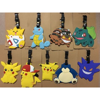 ป้ายแท็ก ลายการ์ตูนโปเกม่อน Pika Super Charizard Charizard Mud Turtle สไตล์ญี่ปุ่น  luggage tag แท็กกระเป๋าเดินทาง แท็กกระเป๋า tag กระเป๋าเดินทาง