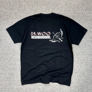 เสื้อยืดแขนสั้นลําลอง พิมพ์ลาย DR WOO สําหรับผู้ชาย