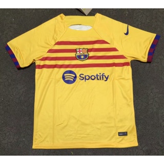 [Fans] ใหม่ เสื้อกีฬาแขนสั้น ลายทีมฟุตบอล Barcelona 3rd คุณภาพสูง 2223