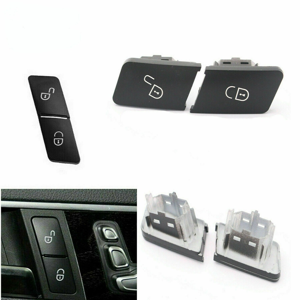 ประตูล็อคปุ่มสวิทช์ด้านหน้าซ้ายมือด้านข้างสําหรับ 08-18 Mercedes Benz W204 W212 2049058402