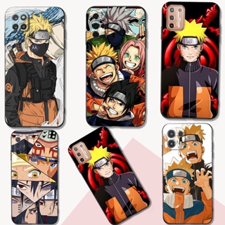 เคสโทรศัพท์มือถือ ซิลิโคนนิ่ม Tpu ลายการ์ตูนนารูโตะ Uzumaki สีดํา สําหรับ Motorola Moto E20 E30 E40 E7 Plus