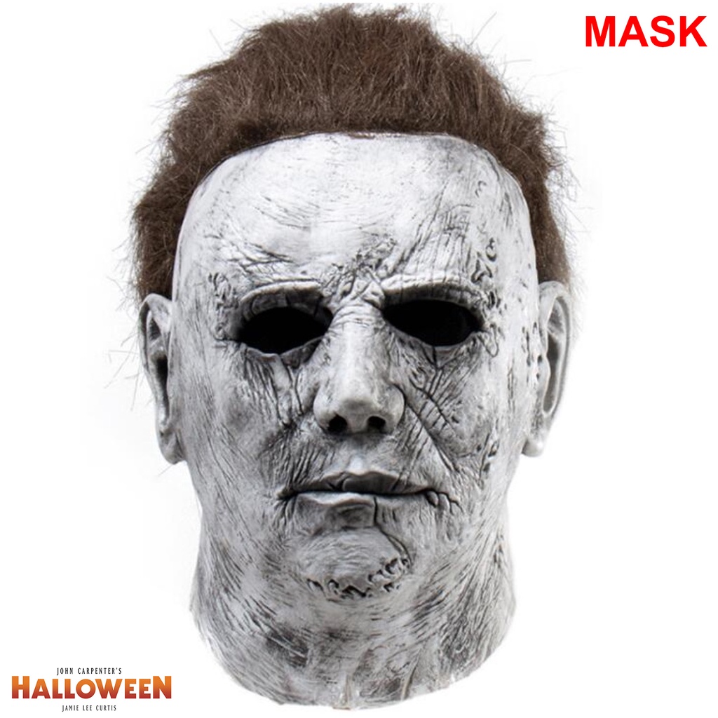 หน้ากาก Halloween ฮาโลวีน Michael Myers ไมเคิล ไมเยอส์ ตำนานสุดโหด The Return Revenge Mask สุดโหด สยองขวัญ Hat Horror