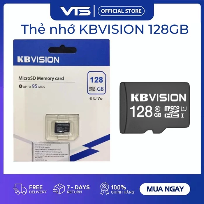 MicroSD Card KBVISION 128GB Class 10 สำหรับกล้อง thumbnail 6