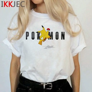 pokemon summer top t shirt female geometric t-shirt inscriptions fun gothic Women clothing tee hippie scifi psychot_07