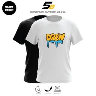 LimaBintang.my Drew 1 Baju Jersey Tshirt Unisex Men Women Lelaki Perempuan  T Shirt Microfiber SS0422_01