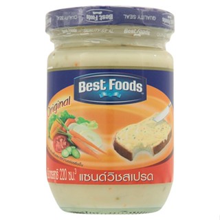 เบสท์ฟู้ดส์แซนวิสสเปรด FOODS 220 ก.BESTSANDWICH SPREAD 220G.