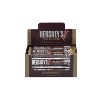 เฮอร์ชีส์ 15 ครีมมีมิลค์ ช็อกโกแลตก X24HERSHEYS CREAMYMILKCHOCOLATE15GX24