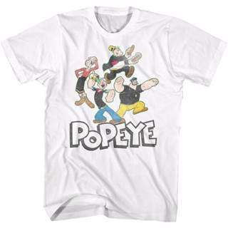 Characters Popeye T-Shirt เสื้อขาว เสื้อคู่_02