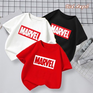 เสื้อยืดเด็ก Marvel ชาย/หญิง เสื้อแฟชั่น ฤดูร้อน สําหรับเด็กอายุ 2-9 ขวบ เสื้อผ้าเด็ก ชุดเด็กผู้ชาย ผู้หญิง