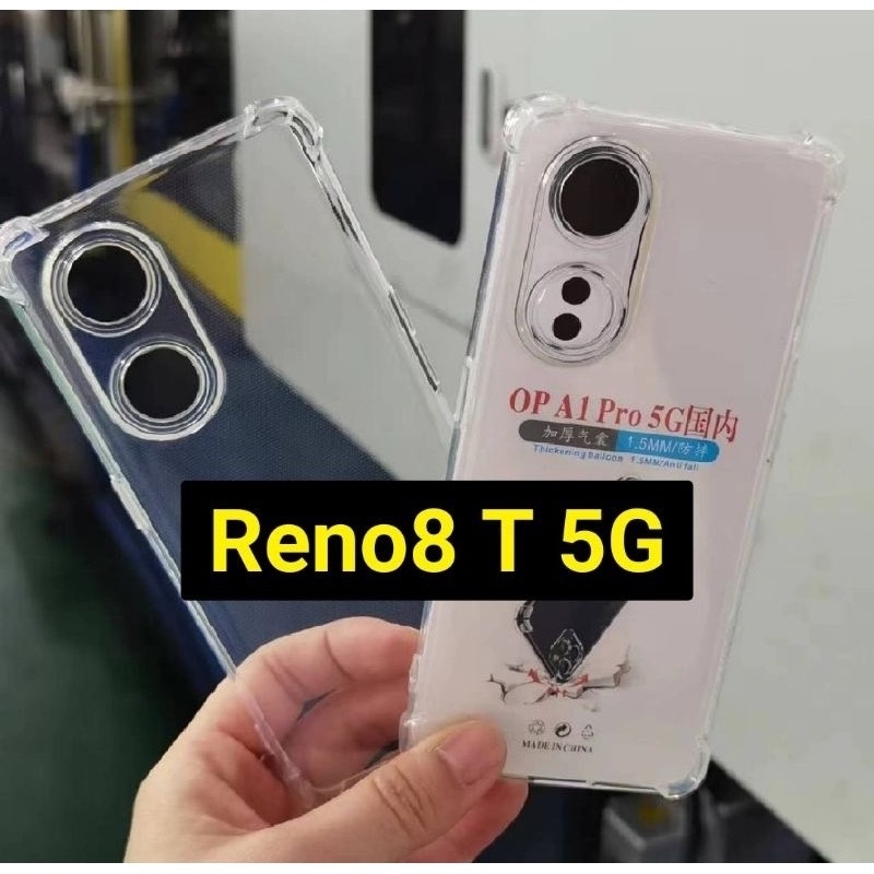 (พร้อมส่งในไทย) A98 / Reno8T เคสTPU ใส กันกระแทก แบบคลุมกล้อง OPPO Reno8T 5G/A78 5G/Reno8Z 5G/Reno8 