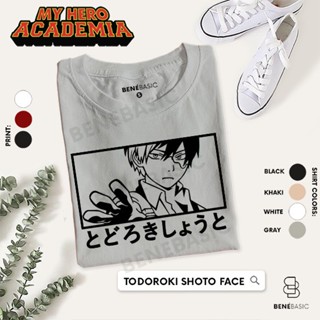 SHOTO TODOROKI FACE - My Hero Academia Tshirt | Benebasic | Anime Shirt Minimalist Basic_04