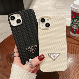 เคสโทรศัพท์มือถือ แบบนิ่ม ลายฉลากโลหะทอ สําหรับ iphone 14 13 12 11 pro max