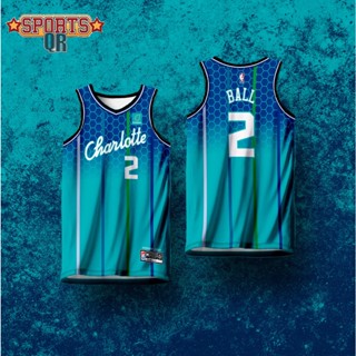 Qr SPORTS 2023 CHARLOTTE HORNETS BALL CITY EDITION HG JERSEY